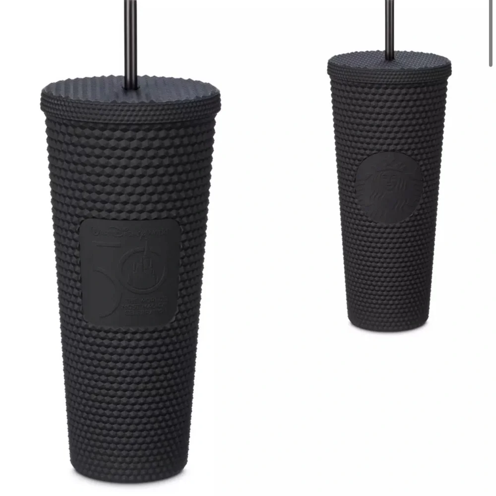 Loungefly/Starbucks Disney Parks Black Matte/Woven Bundle - Picture 4 of 16